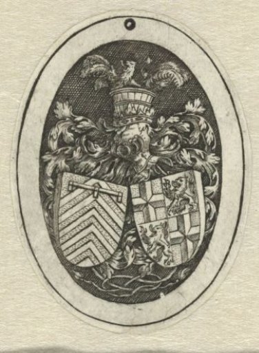 Coat of Arms of the Families Van Schooten and Van Egmond