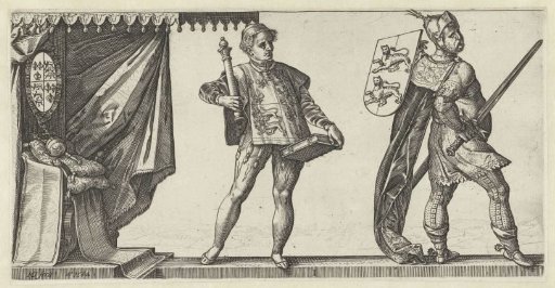 King William the Conqueror and a Herald