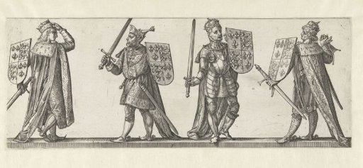 Kings Richard II, Henry IV, Henry V and Henry VI