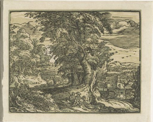 Landscape with a Sitting Couple