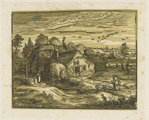 Landscape with a farmhouse