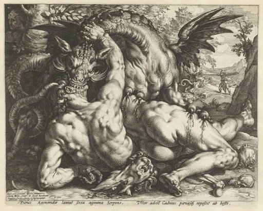 A Dragon Devouring the Companions of Cadmus