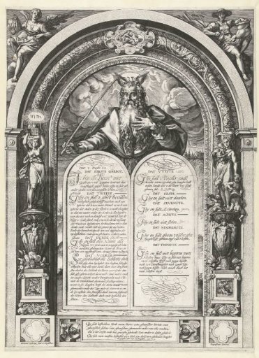 Moses with the tablets of the law