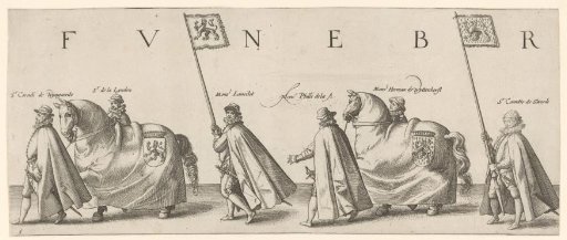 Funeral procession of William of Orange, sheet 5
