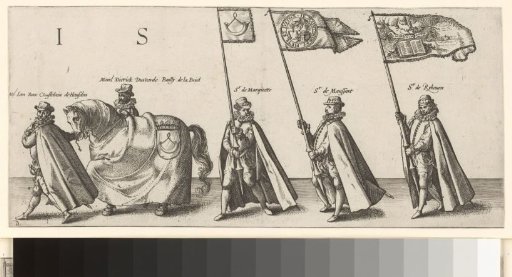 Funeral procession of William of Orange, sheet 6