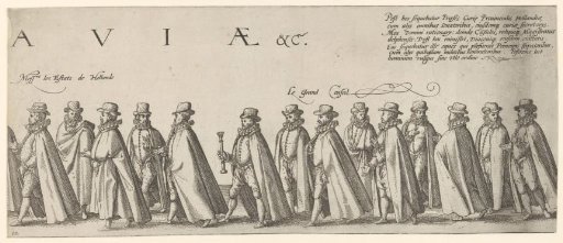 Funeral procession of William of Orange, sheet 12