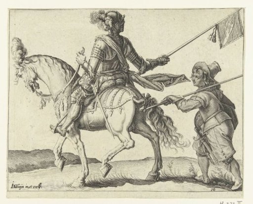 Horseman with a standard
