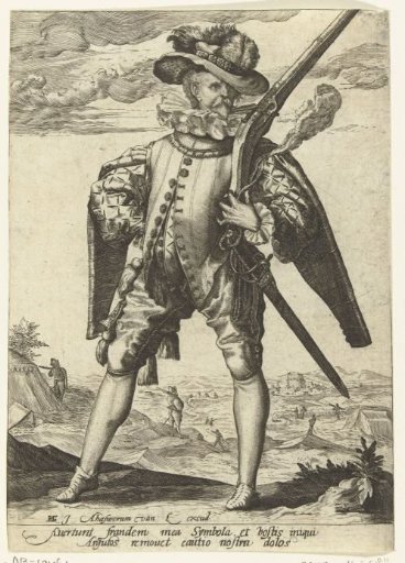 Soldier with harquebus