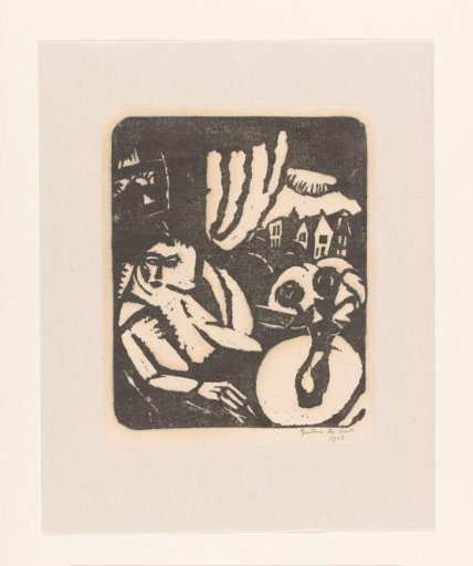 Woman Sitting by a Window