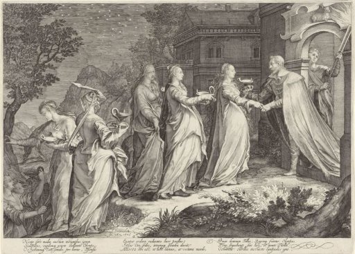 The Reception of the Wise Virgins by the Bridegroom