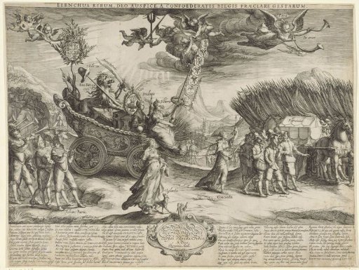 Allegory on the victory over Spain during the Battle of Nieuwpoort, 1600