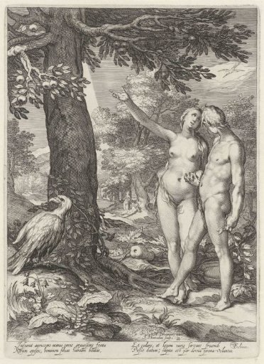 Adam and Eve before the Tree of Knowledge of Good and Evil