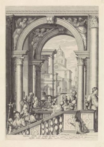 Christ at the Meal in the House of Levi the Tax Collector (Plate 1)