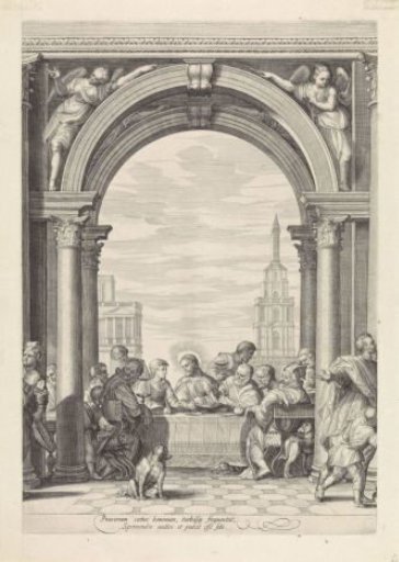 Christ at the Meal in the House of Levi the Tax Collector (Plate 2)