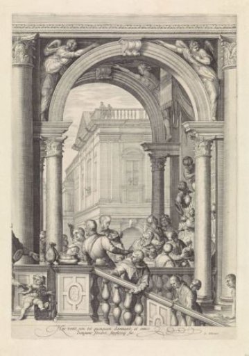 Christ at the Meal in the House of Levi the Tax Collector (Plate 3)