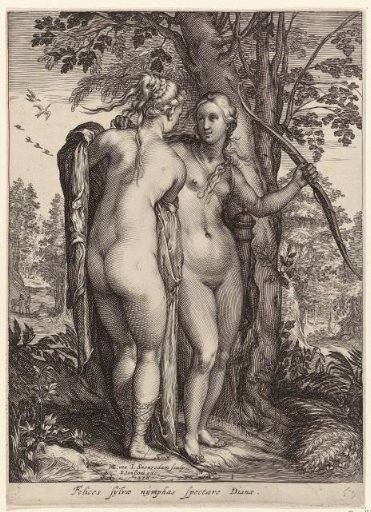 Diana and a Nymph before a Tree