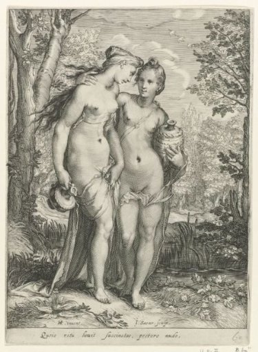 Two of Diana's Nymphs with Water Jugs