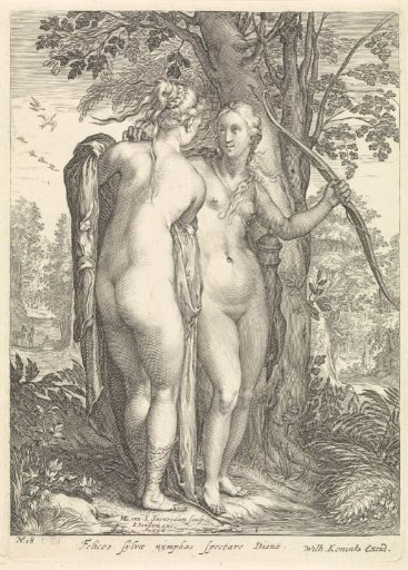 Diana and a Nymph before a Tree