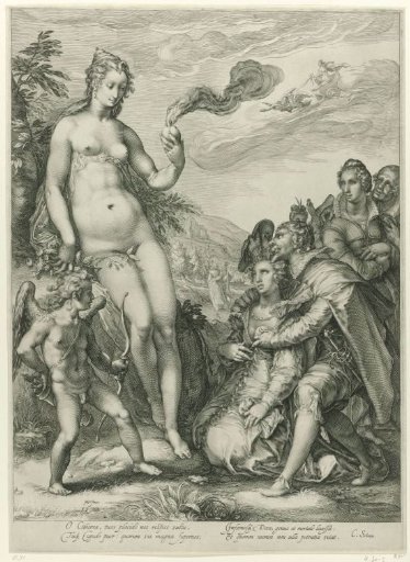 Lovers Pay Homage to Venus and Cupid