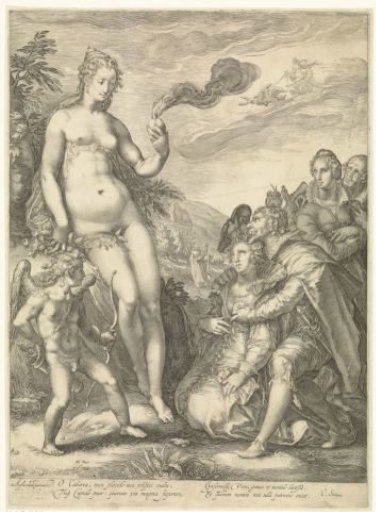 Lovers Pay Homage to Venus and Cupid
