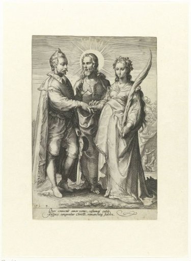 Marriage contracted through spiritual love by Christ