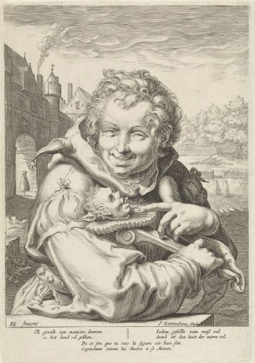Laughing Jester with a Staff