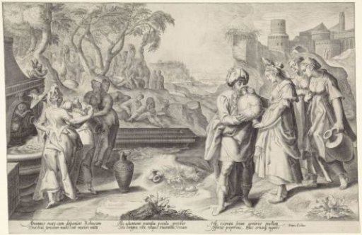 Rebecca and Eliezer at the Well