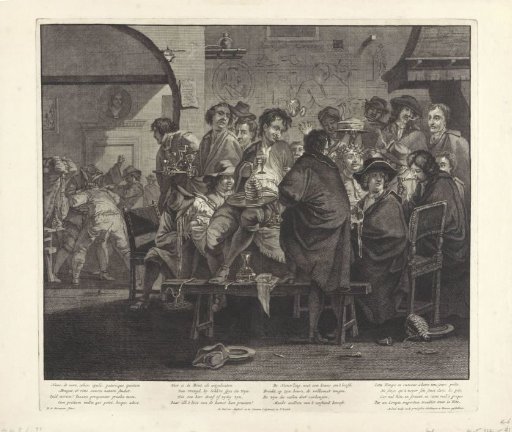 Banquet of the Bentvueghels, ca. 1700