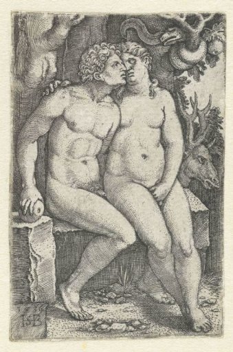 Temptation of Adam and Eve in Paradise