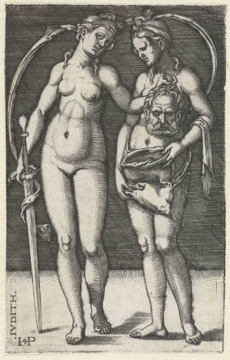 Judith with the head of Holofernes and maid