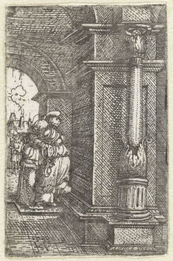 Joachim and Anna meeting each other at the gate