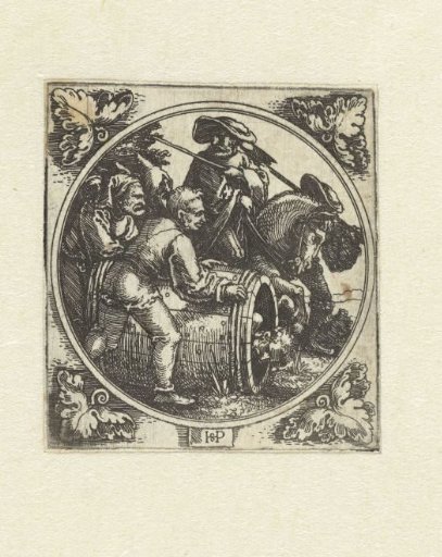Marcus Atilius Regulus stuffed in a barrel by the Carthaginians