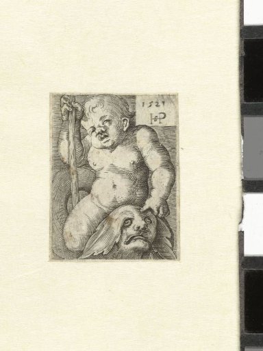 Putto on a dolphin