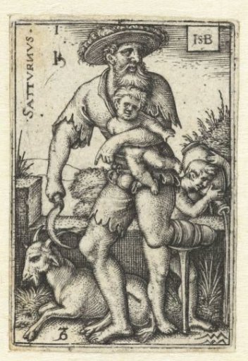 Saturn with the constellations Capricorn and Aquarius