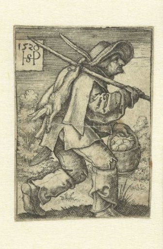 Peasant on his way to the market