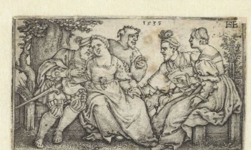 Two couples and a jester