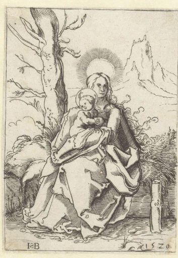 Madonna and Child with an apple