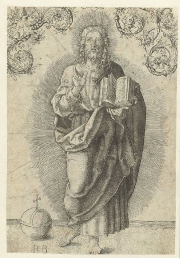 Standing Christ Making a Blessing Gesture