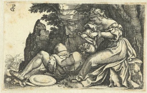Delilah Cutting the Hair of Samson