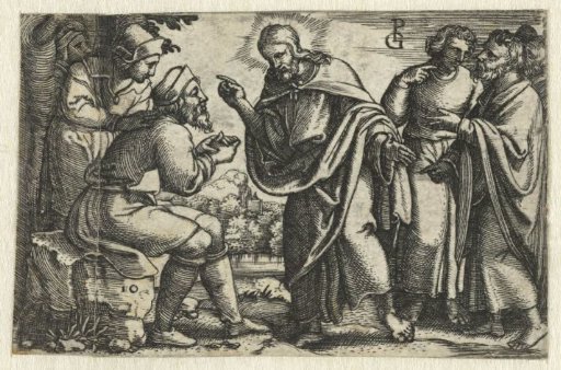 Christ Healing a Blind Man