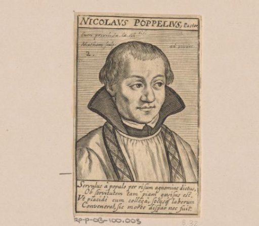 Portrait of H. Nicolaas Poppel