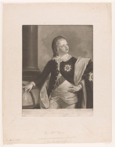 Portrait of William IV Henry, King of the United Kingdom, as Prince and Knight of the Order of the Thistle