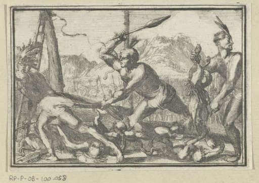 Title page for the pamphlet: Hansop op de Koord, 1701