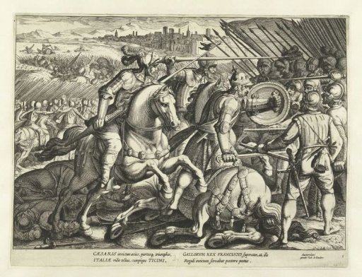 Victory of Emperor Charles V over Francis I of France at Pavia, 1525