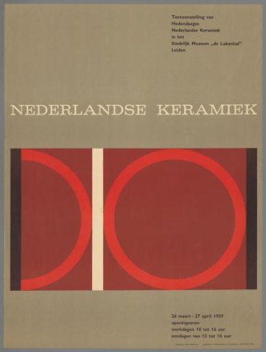 Dutch Ceramics. Exhibition of Contemporary Dutch Ceramics in the Stedelijk Museum de Lakenhal