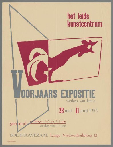 The Leiden Art Centre Spring Exhibition of Members' Works. May 28 – June 11, 1953