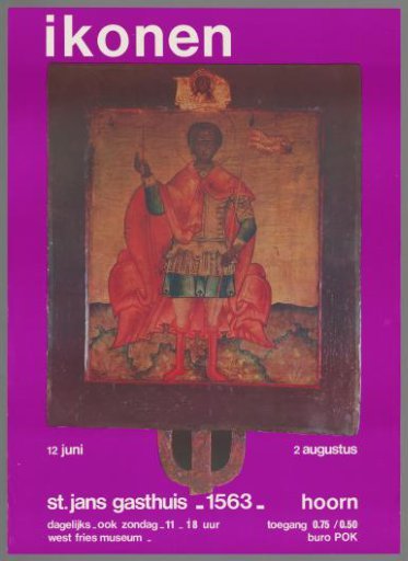 Icons 12 June - 2 August St. John's Hospital - 1563 - Hoorn.