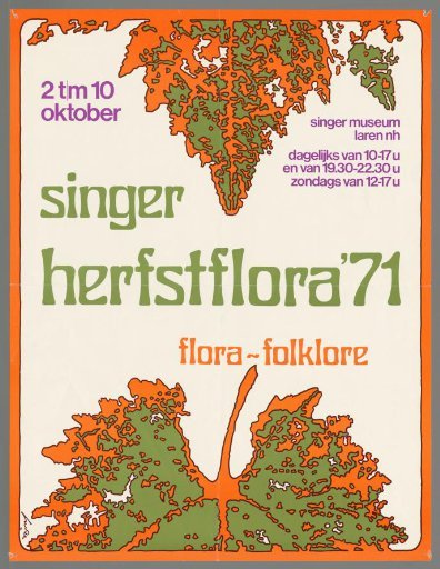 Singer autumn flora flora-folklore October 2 to 10