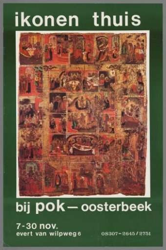 Icons at home at POK - Oosterbeek November 7-30.