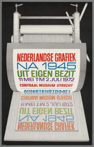 Dutch graphics after 1945 from the collection, 11 May to 12 July 1972. Centraal Museum Utrecht.